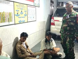 Sertu Andreswan bersama Warga Gagalkan Tawuran di Campang Raya