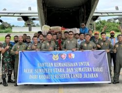 Lanud Sultan Hasanuddin Salurkan Bantuan Korban Bencana di Tiga Provinsi