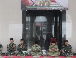 Jelang Hari Juang TNI AD ke-80 Prajurit dan PNS Korem 043/Gatam Gelar Doa Bersama