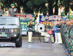 Upacara Peringatan Hari Juang TNI AD Tahun 2025 di Kodam XXI/RI Dipimpin Mayjen TNI Kristomei Sianturi