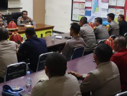Bahas Kamtibmas Jelang Nataru,Kapolres Sinjai Pimpin Rapat Internal