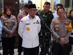 Danrem 043/Gatam dan Forkopimda Lampung Patroli Pengamanan Malam Natal