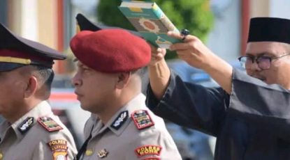 Polres Bone Gelar Upacara Hari Ibu ke-97, Pelantikan Kasatresnarkoba dan Sertijab Kapolsek