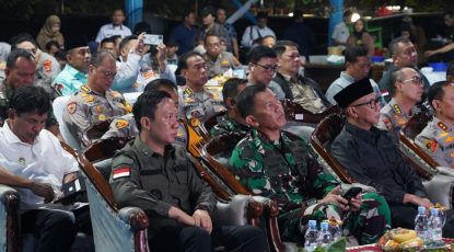 Pangdam XXI/RI bersama Gubernur dan Kapolda Lampung Pantau Malam Pergantian Tahun