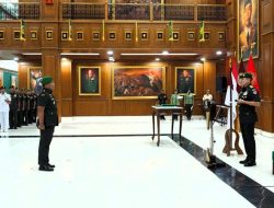 Regenerasi Kepemimpinan, Mayjen TNI Rano Tilaar Pimpin Sertijab dan Tradisi Warga Akmil