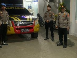 Pawas Polres Sinjai Pimpin Patroli Malam,Cegah Gangguan Kamtibmas