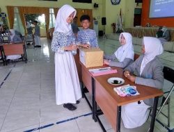Layaknya Pemilu,Pemilihan Ketua OSIS SMPN 2 Bandar Lampung