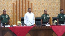 Kasdam XXI/RI dan Kapoksahli Kodam XXI/RI Lasanakan Audiensi di Kantor Gubernur Bengkulu