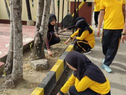 Jumat Bersih, Polres Sinjai Ciptakan Lingkungan Kerja Sehat dan Nyaman
