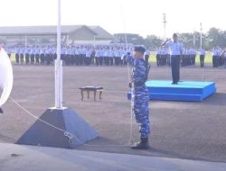 Perkuat Disiplin dan Semangat Pengabdian,Lanud Sultan Hasanuddin Gelar Upacara Rutin
