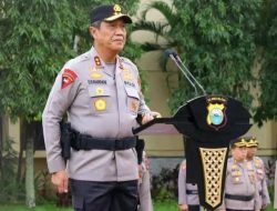Tegas Dukung Keputusan Kapolri,Kapolda Sulsel Pimpin Apel Gabungan Personel Polda Sulsel