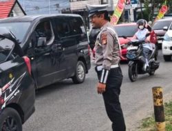 Sat Lantas Polres Sinjai Konsisten Atur Arus Kendaraan di Pagi Hari