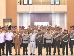 Kasdam XXI/RI dan Kasrem 043/Gatam Hadiri Apel Gelar Pasukan Operasi Keselamatan Krakatau 2026 Polda Lampung