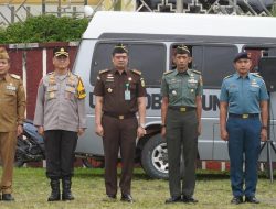 Aster Kasdam XXI/RI Hadiri Apel Forkopimda di Lapangan Korpri Kantor Gubernur