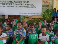 HUT ke-80, Persit KCK PD XVIII/Kasuari Tebar Kasih di Panti Asuhan Santa Maria