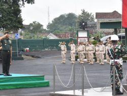 Kolonel Inf Sumarlin Marzuki Pimpin Upacara Bulanan KOREM 043/Gatam