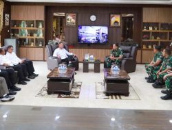 Sebelum Kunker ke Aceh Utara,Wamenko Polkam Audiensi dengan Pangdam I/BB