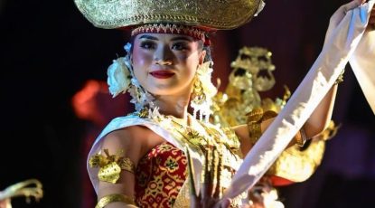 Tarian Abung Siwo Migo Lampung Utara Buka Dialog Kebudayaan Bareng Menbud RI