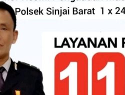 Polsek Sinjai Barat Siap Layani 1X24 Jam Via Layanan Polisi 110