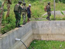 Satgas Yonif 521/DY Dukung Ketahanan Pangan Budidaya Ikan di Distrik Kobakma