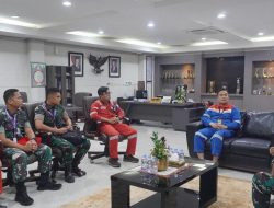 GM PT PPN RU Balongan Terima Kunker Brigif 34/Cakra Buana dan Yonif TP 889/GW