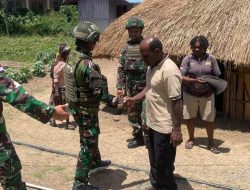 Satgas Yonif 521/DY Sambangi Tokoh Masyarakat Distrik Bolakme