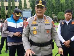 Irjen Pol Djuhandani Pimpin Apel Pengecekan Senpi Seluruh Jajaran Polda Sulsel