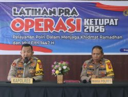 Polres Sinjai Gelar Latihan Pra Operasi Ketupat 2026