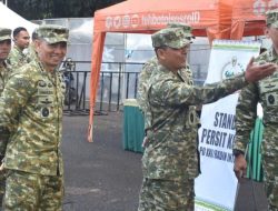 Danrem 043/Gatam Hadiri Pembukaan Bazar Ramadan Kodam XXI/RI di Lapangan Saburai