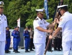 Sertijab Danlanal Lampung untuk Penguatan Kinerja Sinergi Maritim
