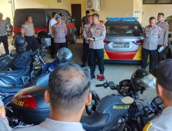 Kapolres Sinjai Cek Randis,Tekankan Kepedulian dan Tanggung Jawab Personel