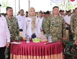 Danrem 043/Gatam Ikut Prosesi Peletakan Batu Pertama Jembatan Garuda