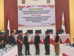 Pemkab SBB Sampaikan LKPJ 2025, Pendapatan Capai 95,23 Persen