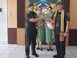 Prajurit dan PNS Korem 043/Gatam Sambut Kedatangan Calon Kasrem di Kota Metro