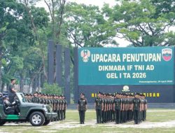 Dikmaba IF TNI AD Gelombang I TA 2026 di Rindam I/BB Resmi Ditutup Pangdam I/BB