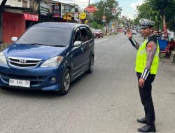 Ciptakan Kamseltibcarlantas,Satlantas Polres Sinjai Atur Mobilitas Kendaraan di Pagi Hari