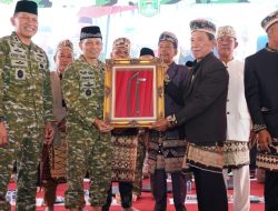 Danrem 043/Gatam Dampingi Pangdam XXI/RI Halalbihalal Bersama Ulama dan Masyarakat Lamteng