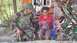 Satgas Yonif 521/DY Gelar Komsos di Apalapsili