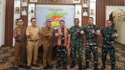 Danrem 043/Gatam Silaturahmi ke Kantor Walikota Metro