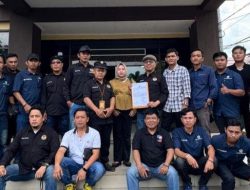 Wartawan Diintimidasi,Puluhan Insan Pers Lampung Sambangi Polresta Balam