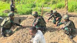 Satgas Yonif 521/DY Gencarkan Binter TNI di Distrik Eragayam