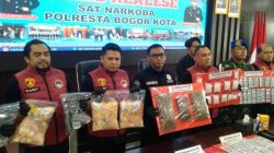 94 Tersangka dan 1,6 Kg Sabu Diamankan Polresta Bogor 