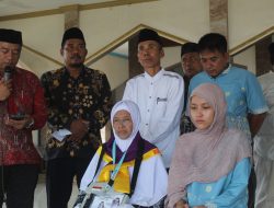 Lepas Calon Jamaah Haji Desa Mekargading,Kuwu Opang: Semoga Menjadi Haji Yang Mabrur