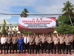 Polres Sinjai Lepas Siswa Latja SPN Polda Sulsel Diktukba Polri Tahun Anggaran 2026