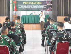 Sampaikan Amanat Kasad,Danrem 043/Gatam Pimpin Upacara Bulanan