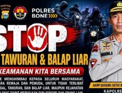 Polres Bone Tegaskan Komitmen Berantas Segala Bentuk Kejahatan