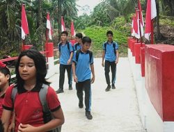 Jembatan Armco Sungai Menaula di Nias Utara Kini Bisa Difungsikan