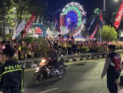 Amankan Night Run,Polres Lampung Utara Kerahkan 40 Personel