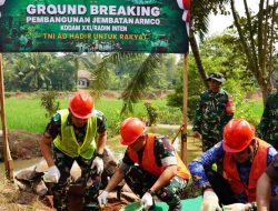 Danrem 043/Gatam Resmikan 24 Pembangunan Jembatan ARMCO Secara Serentak