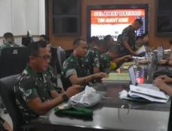 Kodim 0811/Tuban Terima Kunjungan Tim Wasrik Itdam V/Brawijaya